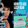 Lucy Nicotine Gum 2mg, 100 Count [Spearmint], Nicotine Alternative - High Purity, Great Taste, Pure 2 mg Nicotine | Discreet & Great On-The-Go