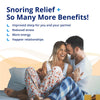 ZQuiet, Anti-Snoring Mouthpiece, Starter Pack with 2 Sizes, Living Hinge & Open Front Design for Comfort & Easy Breathing, Blue