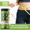 Ketone Test Strips, 100 Keto Test Strips for Keto, Low Carb Diet - Urine Test Strips, Ketosis Test Strips Urine, Keto Strips, Ketone Urinalysis Test Strips, Ketones Test Kit - Free eBook - JNW Direct