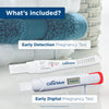 Clearblue Early Pregnancy Test Kit, at-Home Pregnancy Test Kit for Women, hCG Hormone Pregnancy Tests with Easy-to-Read Results, 4 Tests