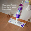 Swiffer PowerMop Multi-Surface Mop Kit for Floor Cleaning, Fresh Scent, Mopping Kit Includes PowerMop, 2 Mopping Pad Refills, 1 Floor Cleaning Solution with Fresh Scent and 2 Batteries