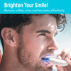 Cali White Teeth Whitening Strip Kit with LED Light + Batteries - Organic Peroxide Teeth Whitening Gel - Set of White Strips for Teeth Whitening - 2x5ml Syringes, Thermoform Whitening Kit Trays & Case