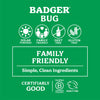 Badger Bug Repellent Stick, Organic Deet Free Mosquito Repellent with Citronella & Lemongrass, Easy to Use Travel Size, Natural Insect Repellent for Kids and Adults, 0.6 oz