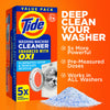 Washing Machine Cleaner by Tide, Washer Machine Cleaner with Oxi for Front and Top Loader Washer Machines, Deep Cleaning Residue & Odor Eliminator, 5 Month Supply (Packaging May Vary)