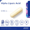 Pure Encapsulations Alpha Lipoic Acid 600 mg - ALA Supplement for Liver Support, Antioxidants, Nerve Health, Cardiovascular Health & Carbohydrate Support - Premium Alpha Lipoic Acid - 60 Capsules