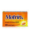 Motrin IB, Ibuprofen 200mg Tablets for Fever, Muscle Aches, Headache & Back Pain Relief, 100 ct.