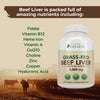 Grass Fed Beef Liver Capsules 4500mg - 270 Capsules, 750mg Each - Grassfed Desiccated Liver Supplement - Pasture Raised in Argentina Non GMO Hormone Free Source of Heme Iron CoQ10 Vitamins A & B12