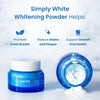 PurelyWHITE DELUXE, Whitening Powder - Removes Stains, No Sensitivity - Enamel-Safe Toothpaste Whitening Powder for Coffee, Tea, Food, Wine, and Tobacco Stains.