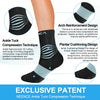 NEENCA Medical Compression Socks, Ankle Compression Stockings for Injury Recovery & Pain Relief, Sports Protection. 20-30mmHg