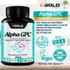 Alpha GPC Choline Supplement 600mg, 99%+ Highly Purified, Highly Bioavailable Source of Choline,120 Veggie Capsules, Cognitive Enhancer Nootropic, Supports Memory & Brain Function, Boosts Focus & Mood