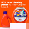 Tide Power PODs Hygienic Clean Heavy Duty Liquid Laundry Detergent Pacs HE Compatible 45 Count Hypoallergenic Free and Clear of Dyes and Perfumes For Visible and Invisible Dirt