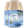 Glade Automatic Spray Air Freshener Refill, Scented Air Freshener for Home and Bathroom, Clean Linen, 6.2 Oz, 3 Count