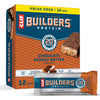 CLIF Builders - Chocolate Peanut Butter Flavor - Protein Bars - Gluten-Free - Non-GMO - Low Glycemic - 20g Protein - 2.4 oz.