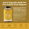 Purge! Uric Acid Flush - Eat & Drink What You Want - Detox and Cleanse with Celery Seed Extract, Tart Cherry & Chanca Piedra for Effective Joint Support & Active Mobility - 60 Soft Vegan Capsules