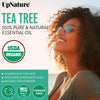 UpNature Organic Tea Tree Oil - 100% Pure Tea Tree Essential Oil for Skin, Toenail & Hair, 2oz