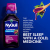 VICKS DayQuil & NyQuil Elderberry Flavor Cold & Flu Relief Co-Pack, Powerful Multi-Symptom Daytime and Nighttime Relief for Headache, Fever, Sore Throat, Minor Aches and Pains, and Cough, 2x12 FL OZ