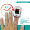 Pulse Oximeter Fingertip, Oxygen Monitor and Pulse Ox, Heart Rate and Fast SpO2 Reading Oxygen Meter with Large LED Screen, Lanyard Included(Sports & Aviation Use Only)