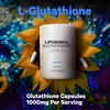 Codeage Liposomal Glutathione 1000 mg, GlutaONE Antioxidant Phospholipid Complex, L-Glutathione Reduced Capsules Supplement, Non-GMO Sunflower Oil & Lecithin Essential Phospholipids, Vegan, 60 ct