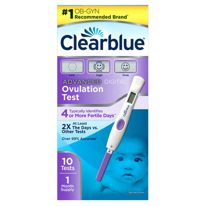 Clearblue Advanced Digital Ovulation Test, 10 Ovulation Tests