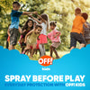 OFF! Kids Insect Repellent Spray, 100% Plant Based Oils, Safe for Use On Babies, Toddlers and Kids, 4 oz