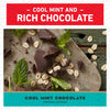 CLIF BAR - Cool Mint Chocolate with Caffeine - Made with Organic Oats - Non-GMO - Plant Based - Energy Bars - 2.4 oz. (12 Pack)