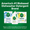 Seventh Generation Dishwasher Detergent Gel Liquid Soap Lemon Scent Dish Detergent 42 oz, Pack of 6