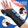 FEATOL Carpal Tunnel Wrist Brace Night Support, Wrist and Thumb Brace for Dequervain's Tenosynovitis, Tendonitis, Arthritis, Thumb Spica Splint Right Hand-Small/Medium-Women and Men