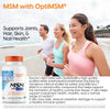 Doctor's Best MSM with OptiMSM, Non-GMO, Gluten Free, Joint Support, 1500 mg, 120 Tablets (DRB-00097)