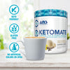 ANS Performance Ketomate Coffee Creamer with MCT Oil Powder, Delicious, Sugar Free Creamer for Coffee, Tea & Shakes, Perfect Keto Energy Powder, 20 Servings, 15oz, French Vanilla