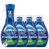 Dawn Powerwash Gain Original Dish Spray, Liquid Dish Soap 1 Starter Kit + 3 Refills, 64 Fl Oz