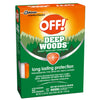 OFF! Deep Woods Insect Repellent Towelettes, 12 Count (Pack of 1)