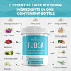 Dr. Miller's Tudca Bile Salt Liver Supplement 1000mg-Enhanced w/8 Herbal Extracts and Antioxidants for Liver and Gallbladder Inflammation-Carefully Selected Ingredients(Two Daily,45 Days)