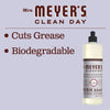 MRS. MEYER'S CLEAN DAY Liquid Dish Soap, Biodegradable Formula, Lavender, 16 fl. oz - Pack of 3