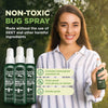 Deet-Free Insect & Mosquito Repellent Pack of 3 (2oz) - Nice Smelling Insect Repellent with Lemongrass Oil Safe for Pets and Kids - Bug Spray Against Mosquitoes, Gnats, Black Flies, and No-See-ums