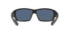 Costa Del Mar Men's Tuna Alley Polarized Rectangular Sunglasses, Blackout/Grey Blue Mirrored Polarized-580P, 62 mm