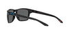 Oakley Men's OO9448 Sylas Rectangular Sunglasses, Black Ink/Black Iridium Polarized, 57 mm