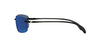 Costa Del Mar Men's Ballast Polarized Rectangular Sunglasses, Shiny Black/Grey Blue Mirrored Polarized-580P, 60 mm + 0