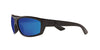 Costa Del Mar Men's Saltbreak Polarized Rectangular Sunglasses, Blackout/Grey Blue Mirrored Polarized-580G, 65 mm