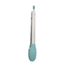 KitchenAid Silicone Tipped Stainless Steel Tongs, 10.26 Inch, Aqua Sky