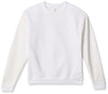 Hanes Girls' Big EcoSmart Graphic Sweatshirt, White, XL