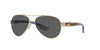 Costa Del Mar Women's Loreto Polarized Aviator Sunglasses, Golden Pearl/Grey Polarized-580P, 56 mm