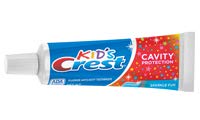 Kids Crest Cavity Protection Sparkle Fun Toothpaste .85 Ounce (12 Pack) | Sparkle Fun Flavor with Fluoride | Travel Size Anticavity Paste (B07NBR4LCB)
