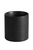 Pageqiu Planter Pots for Plant Indoor - Modern Ceramic Flower Planters with Drainage Hole for Home Office Decoration (Black, 5.1 inch)