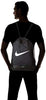 Nike Brasilia Training Gymsack, Drawstring Backpack with Zipper Pocket and Reinforced Bottom, Black/Black/White