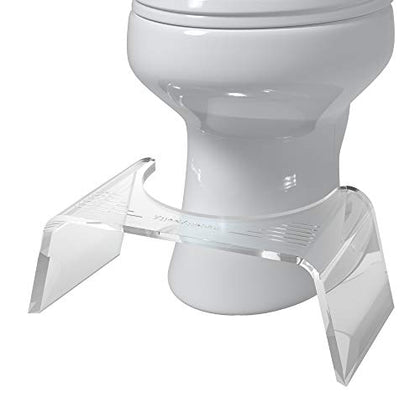 Squatty Potty Ghost Acrylic Toilet Stool, 7