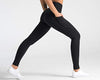 Dragon Fit High Waist Yoga Leggings with 3 Pockets,Tummy Control Workout Running 4 Way Stretch Yoga Pants Black