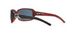 Costa Del Mar Women's Isabela Polarized Rectangular Sunglasses, Black Coral/Grey Polarized-580P, 64 mm
