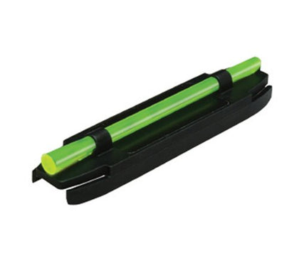 HIVIZ Wide Magnetic Fiber Optic Shotgun Sight with Green Light Pipe