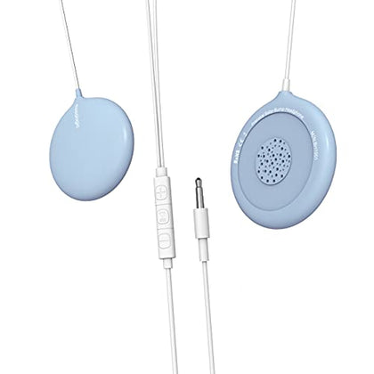 Mosalogic Pregnancy Belly Headphones Baby-Bump Speaker Pregnant Music Player with Safe Adhesives, Shares Music to The Womb, Prenatal Baby Shower Gifts for Mom?Blue