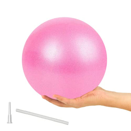 9 Inch Exercise Pilates Ball Mini Exercise Barre Ball for Yoga,Stability Exercise Training Gym Anti Burst and Slip Resistant Balls Physical Therapy Improves Balance, Core Strength, Back Pain Posture